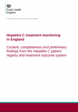 Hepatitis C treatment monitoring in England: Content, completeness and preliminary findings from the Hepatitis C patient registry and treatment outcome system